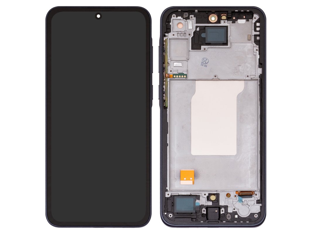 Дисплей для Samsung A35 5G (A356B) в сборе с рамкой черный OLED