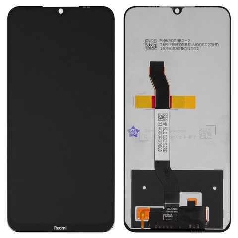 Дисплей для Redmi Note 8 / Redmi Note 8 2021 в сборе без рамки черный Оригинал