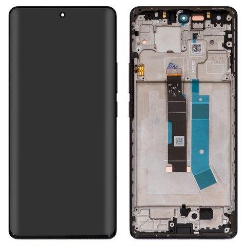 Дисплей для Redmi Note 14 Pro 4G в сборе с рамкой черный Оригинал 100%