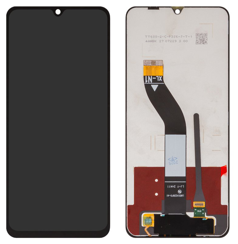 Дисплей для Redmi 14C /Redmi A3 Pro / POCO C75 в сборе без рамки черный Оригинал