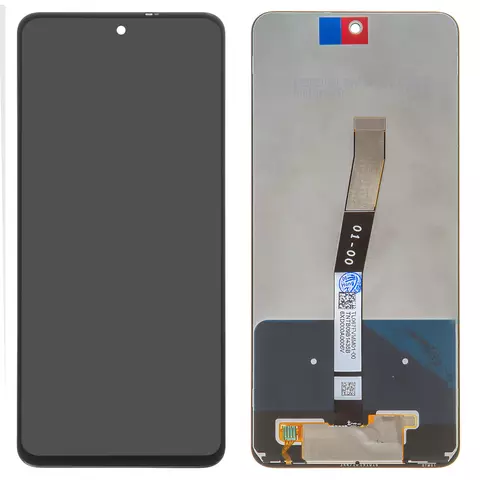 Дисплей для Redmi Note 9S / Redmi Note 9 Pro в сборе без рамки черный Оригинал