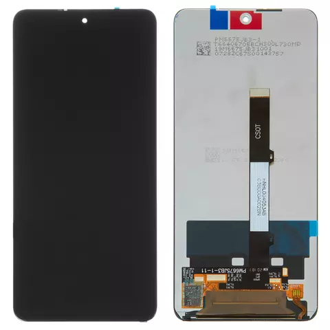 Дисплей для POCO X3 NFC / POCO X3 Pro / Mi 10T Lite в сборе без рамки черный Оригинал