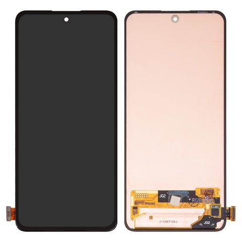 Дисплей для Redmi Note 13 / Redmi Note 14 в сборе без рамки черный OLED