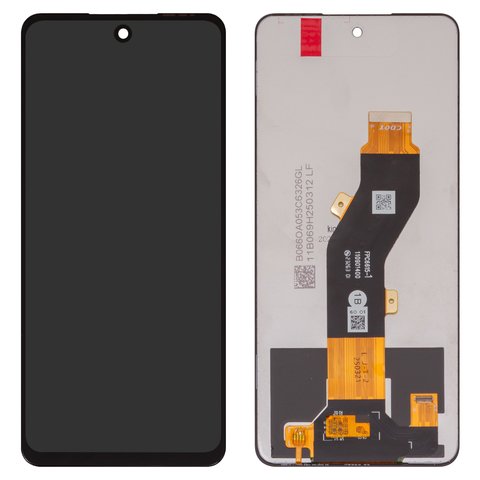 Дисплей для Tecno Spark 20 / Tecno Spark 20C / Tecno Spark Go 2024 / Tecno Smart 8 / Infinix Hot 40i в сборе без рамки черный Оригинал