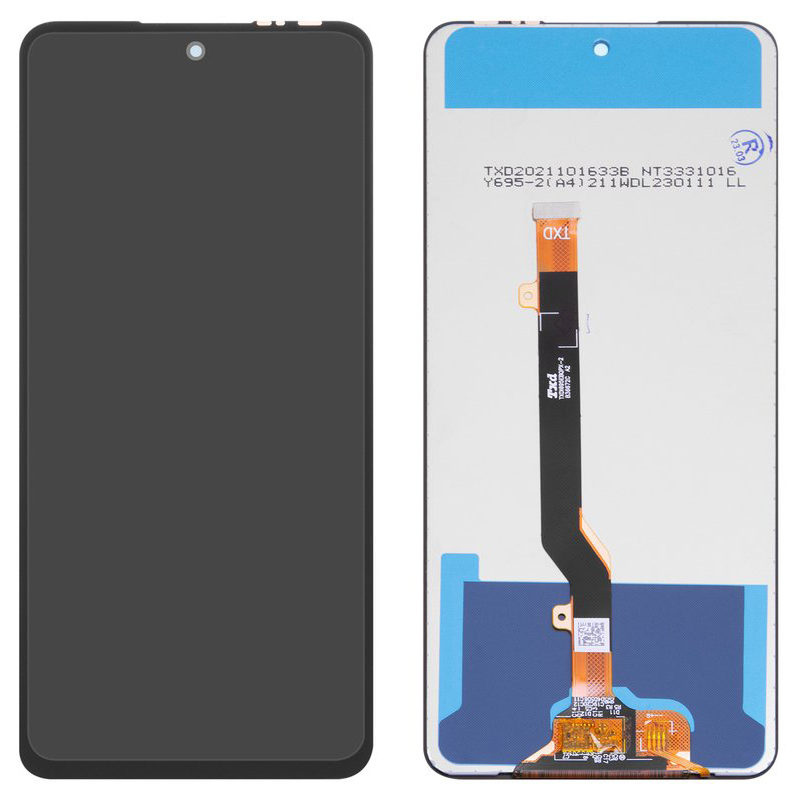 Дисплей для Tecno Pova 2 / Tecno Pova 3 / Infinix Note 10 / Infinix Note 10 Pro / Infinix Note 11 Pro в сборе без рамки черный Оригинал