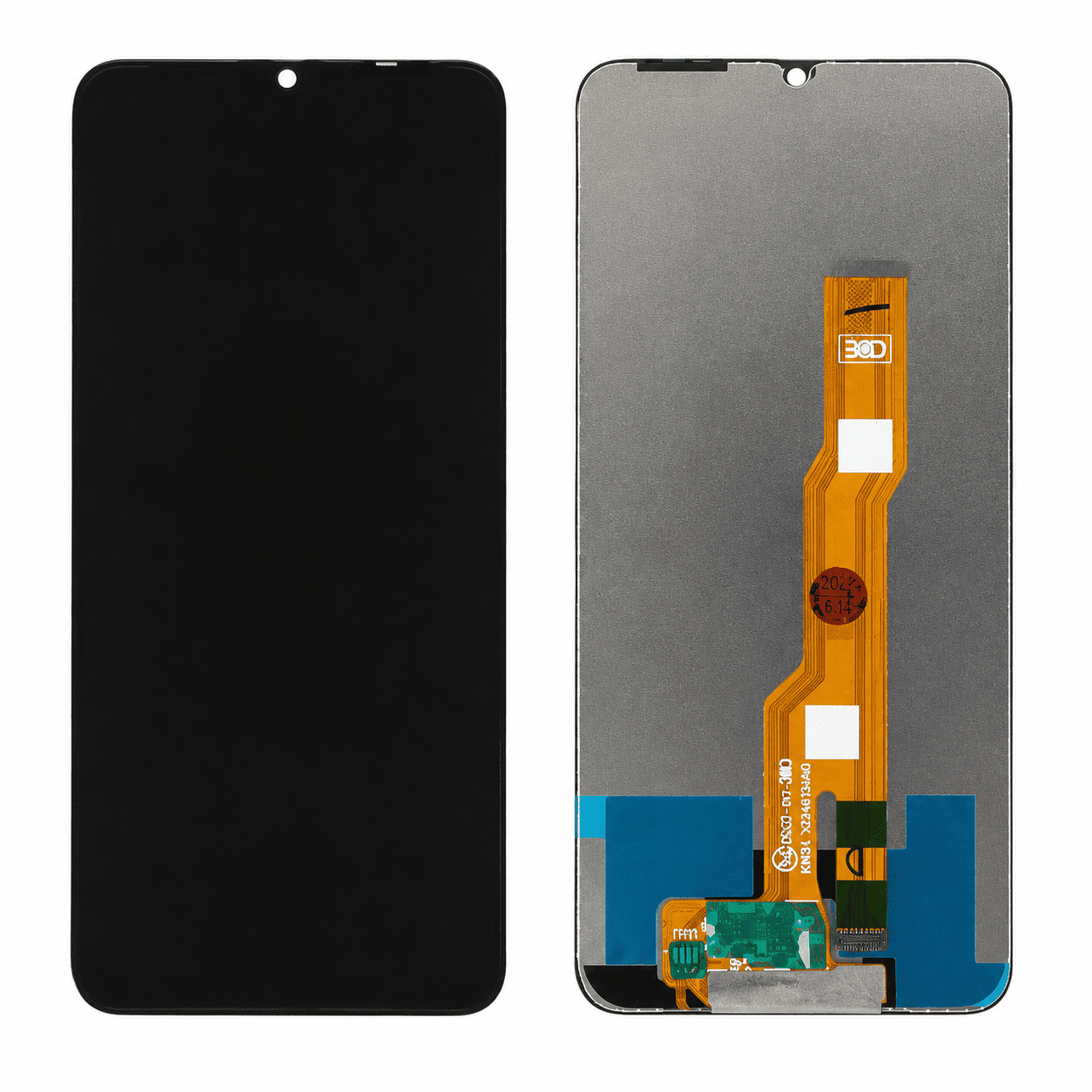 Дисплей для Tecno Spark Go 3 в сборе без рамки черный Оригинал