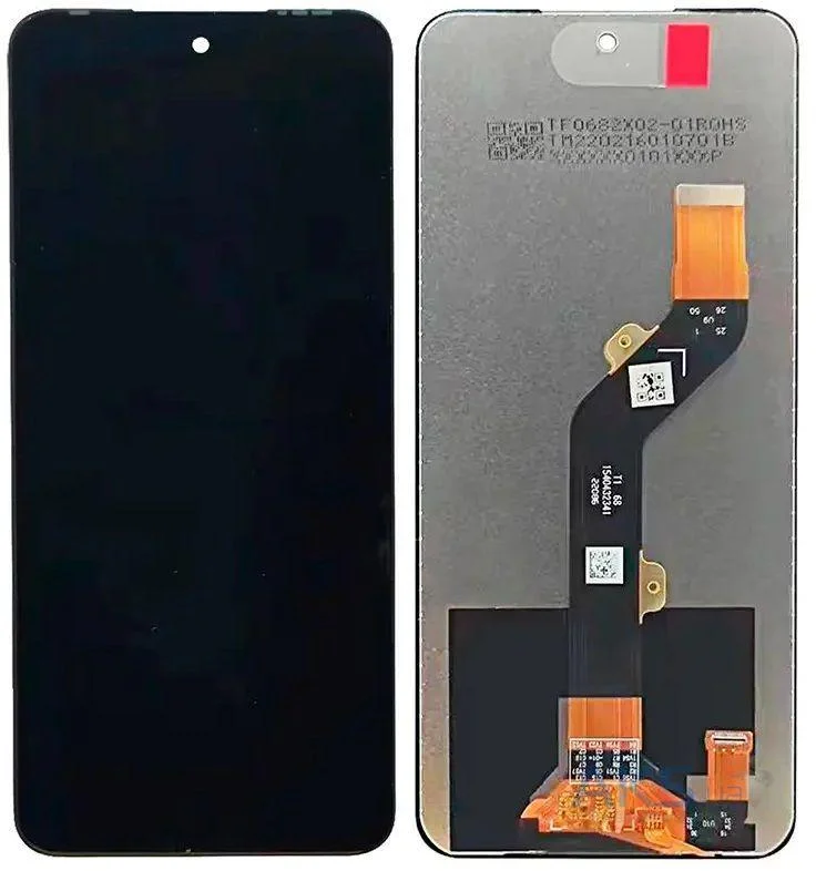 Дисплей для Infinix Hot 30 Play / Tecno Pova Neo 2 / Tecno Pova Neo 3 / Infinix Hot 12 / Infinix Hot 12 Play / Infinix Hot 20 4G / Infinix Hot 20 Play / Tecno Pova 4 в сборе без рамки черный Оригинал