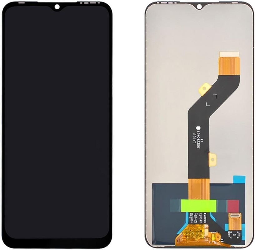 Дисплей для Infinix Smart 6 Plus / Tecno Spark 7P / Infinix Hot 10S / Infinix Hot 10T в сборе без рамки черный Оригинал
