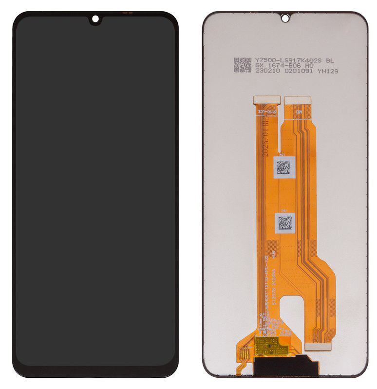 Дисплей для Realme C61 / Realme C63 / Realme Note 60 / Realme Note 60X в сборе без рамки черный Оригинал