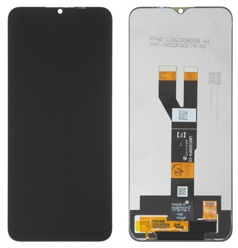 Дисплей для Realme C11 2021 / Realme C15 2021 / Realme C20 / Realme C21 / Realme Narzo 50i в сборе без рамки черный Оригинал