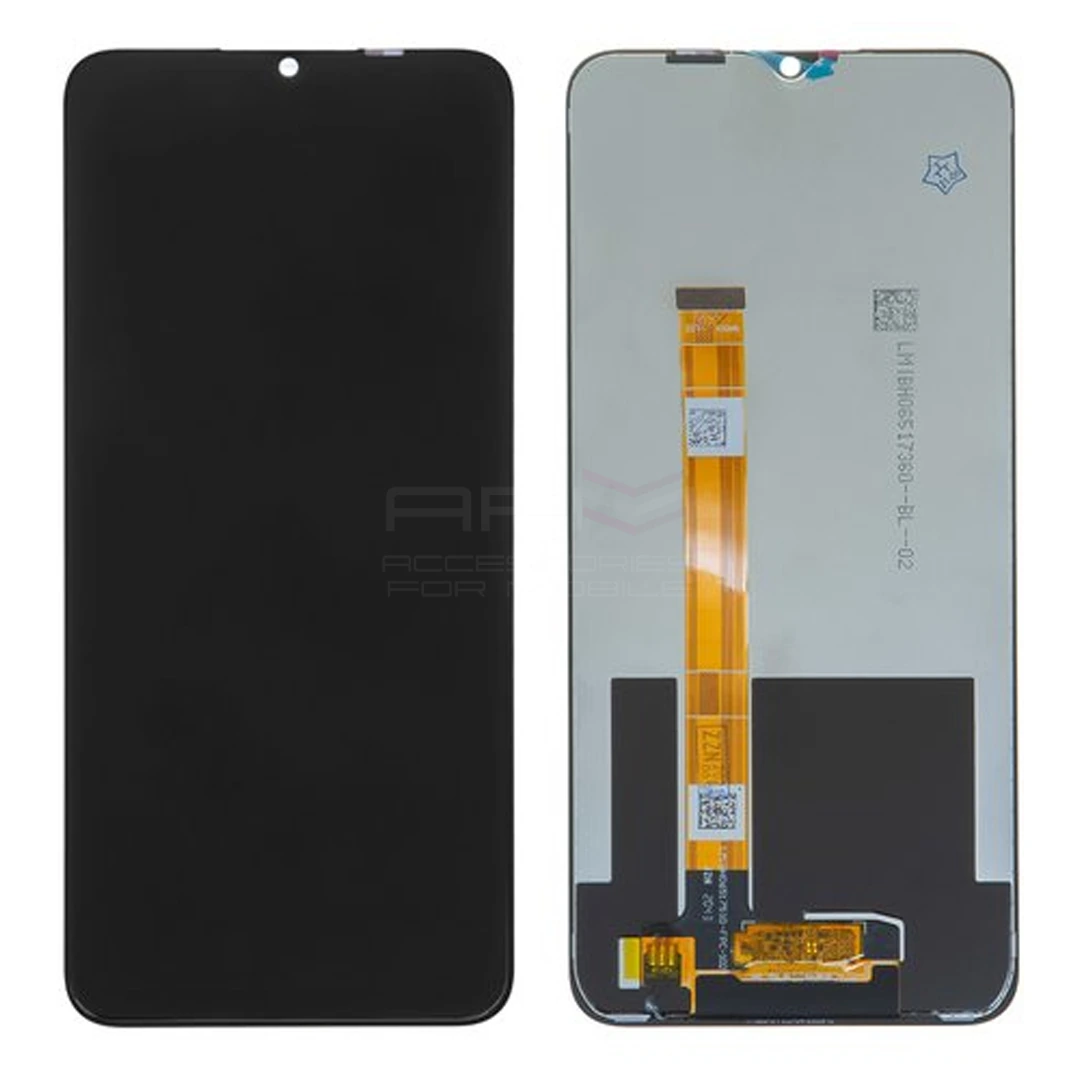Дисплей для Realme C11 / Realme C12 / Realme C15 / Realme V3 / Realme Narzo 20 / Realme Narzo 30A / OPPO A15 / OPPO A15S в сборе без рамки черный Оригинал