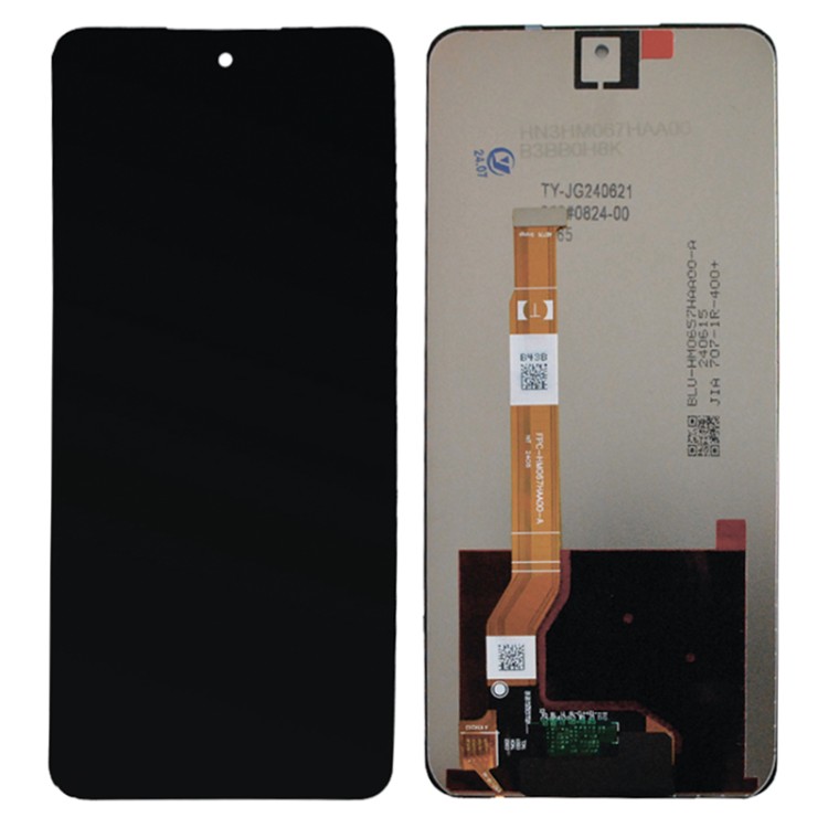 Дисплей для Realme C67 в сборе без рамки черный Оригинал