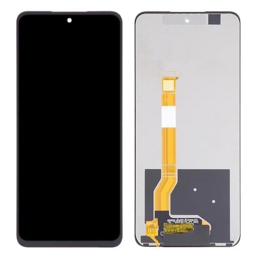 Дисплей для Realme C55 в сборе без рамки черный Оригинал