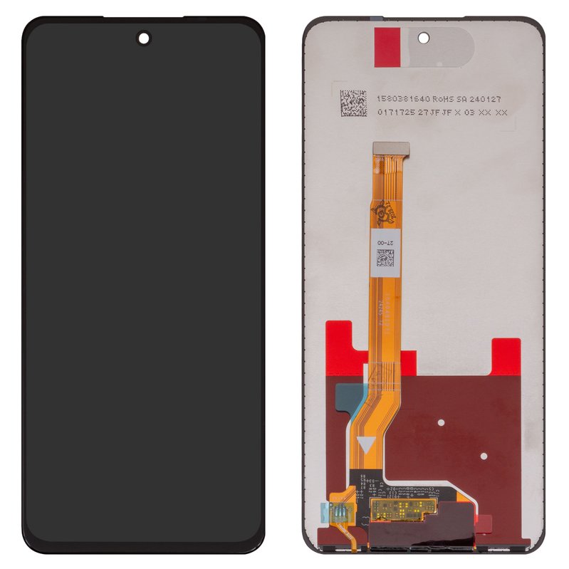 Дисплей для Realme C75 в сборе без рамки черный Оригинал